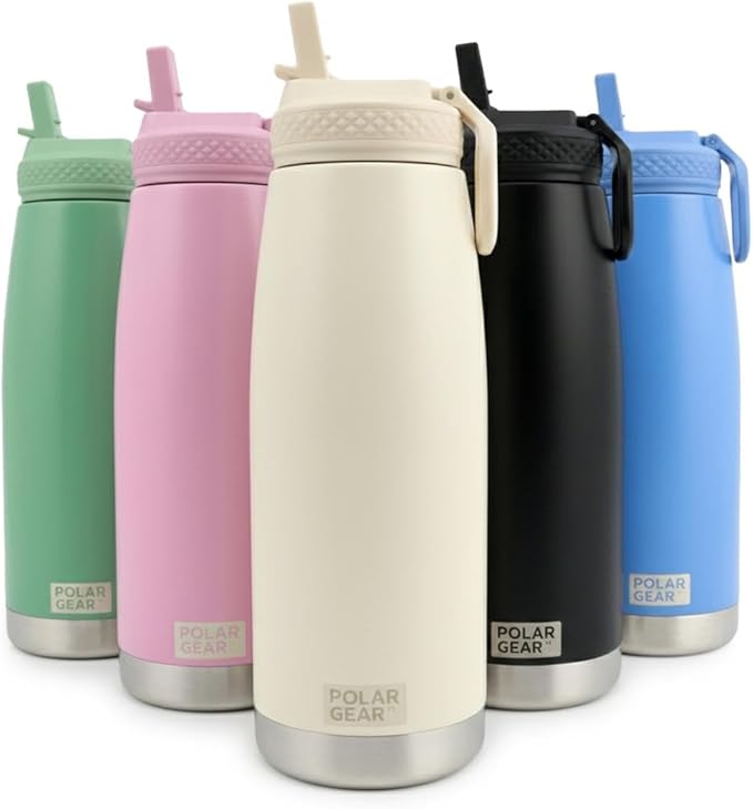Insulated poolside water bottle